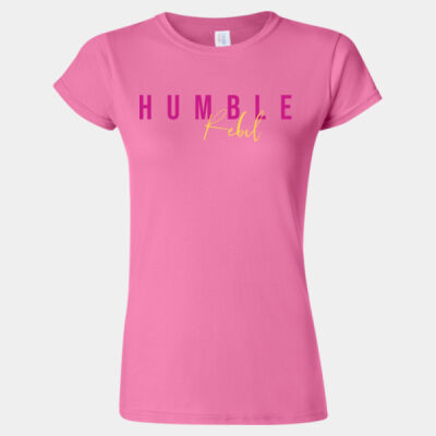 Lady Pink - Softstyle® Women’s T-Shirt Thumbnail